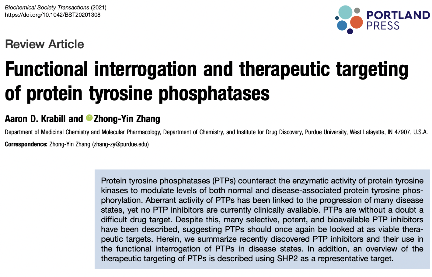 Functional interrogation and therapeutic targeting of protein tyrosine phosphatases