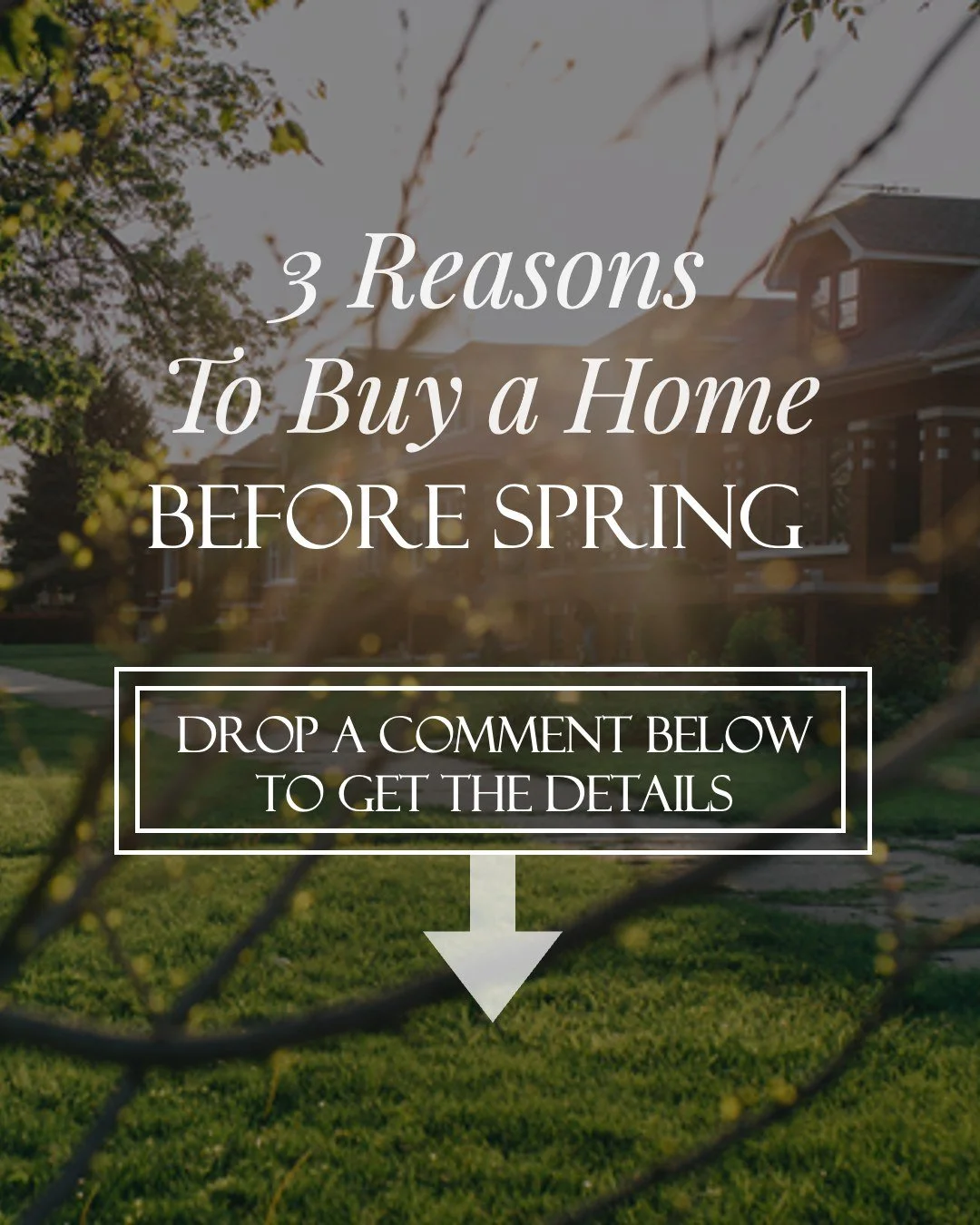 Everyone talks about how spring is the best time to buy a home.

But there&rsquo;s another window buyers often overlook that has some seriously great perks: winter.

Want to know 3 reasons buying just a few weeks earlier could save you thousands?

Dr