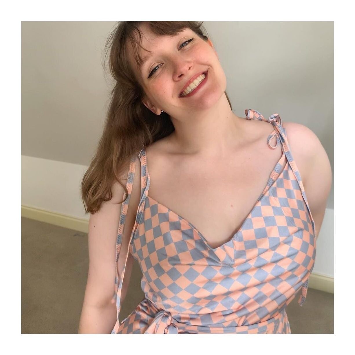 Oh hey there Insta, it&rsquo;s been a while but I&rsquo;m coming back strong with this little ray of sunshine 🌞 @rosiefranklindesign in her checky Deidre Dress 💕

#hubbadingpatterns #deidredress