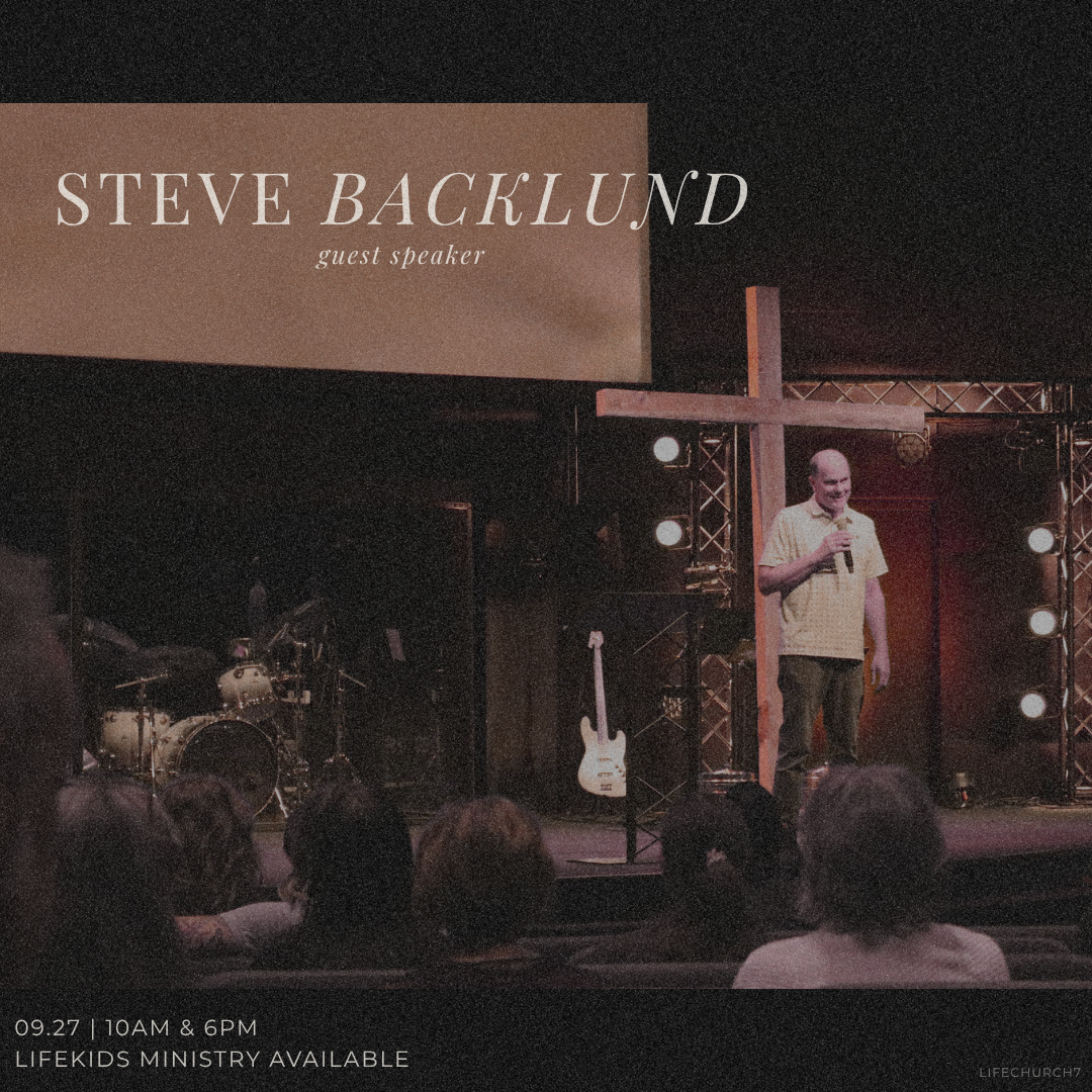 Guest Speaker: Steve Backlund