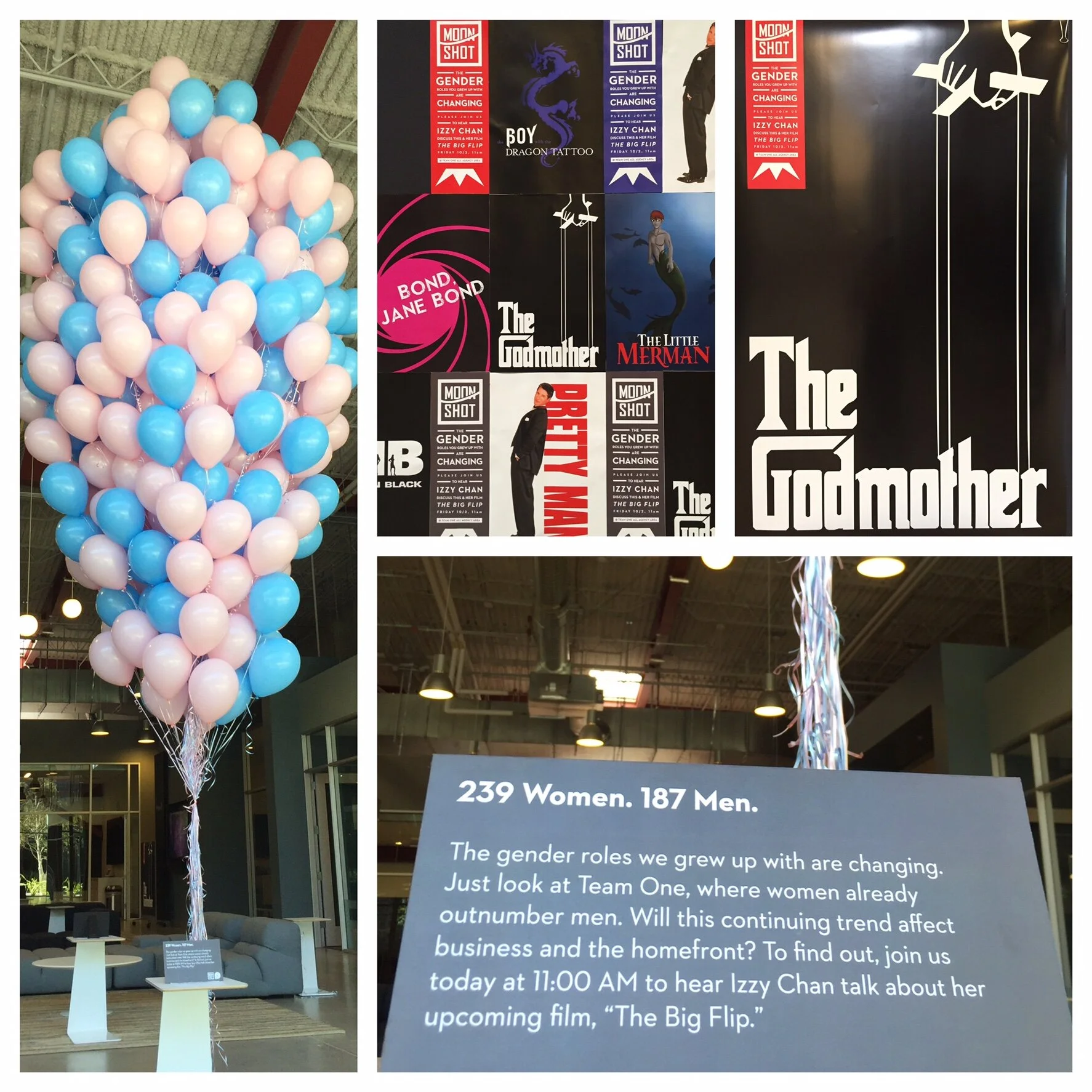  Ad agency  Team One  leveraged their core strength—creating beautiful work that is head-turning and intelligent—in promoting Izzy’s talk about  The Big Flip  to employees. 