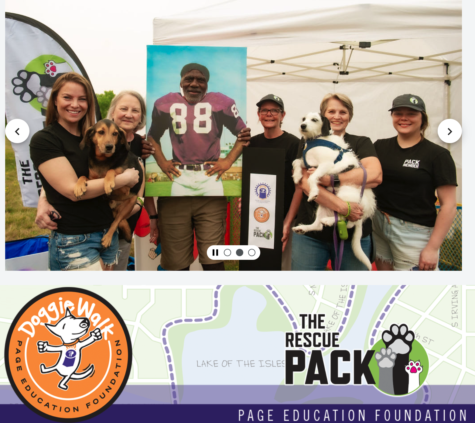 ALAN PAGE DOGGIE WALK