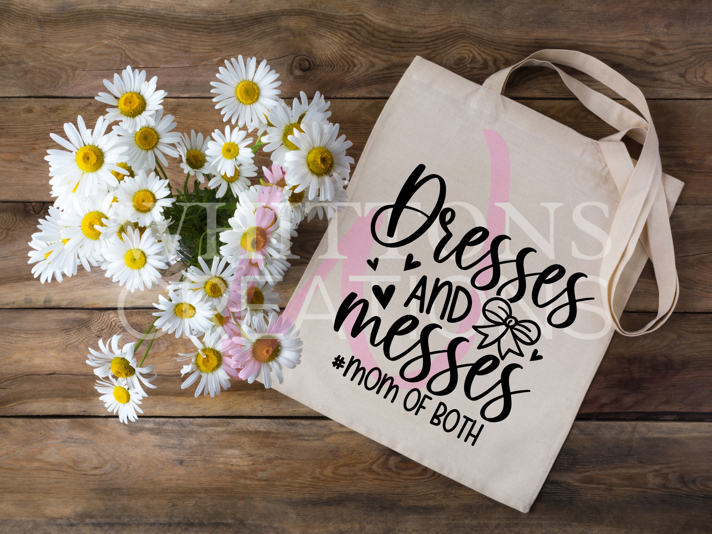 Dresses and Messes Tote Bag