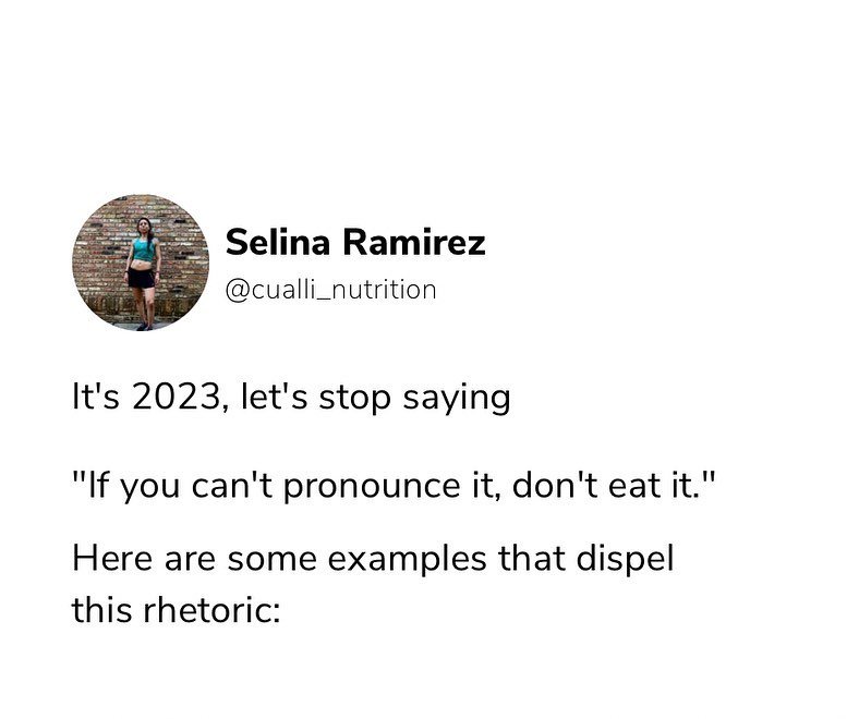 What&rsquo;s in a name? 

Sometimes seeing these crazy names might put us off a certain food item. Most of these are the scientific names of vitamins or other additives used to stabilize, enrich, or preserve the product. 

Food labeling is highly reg