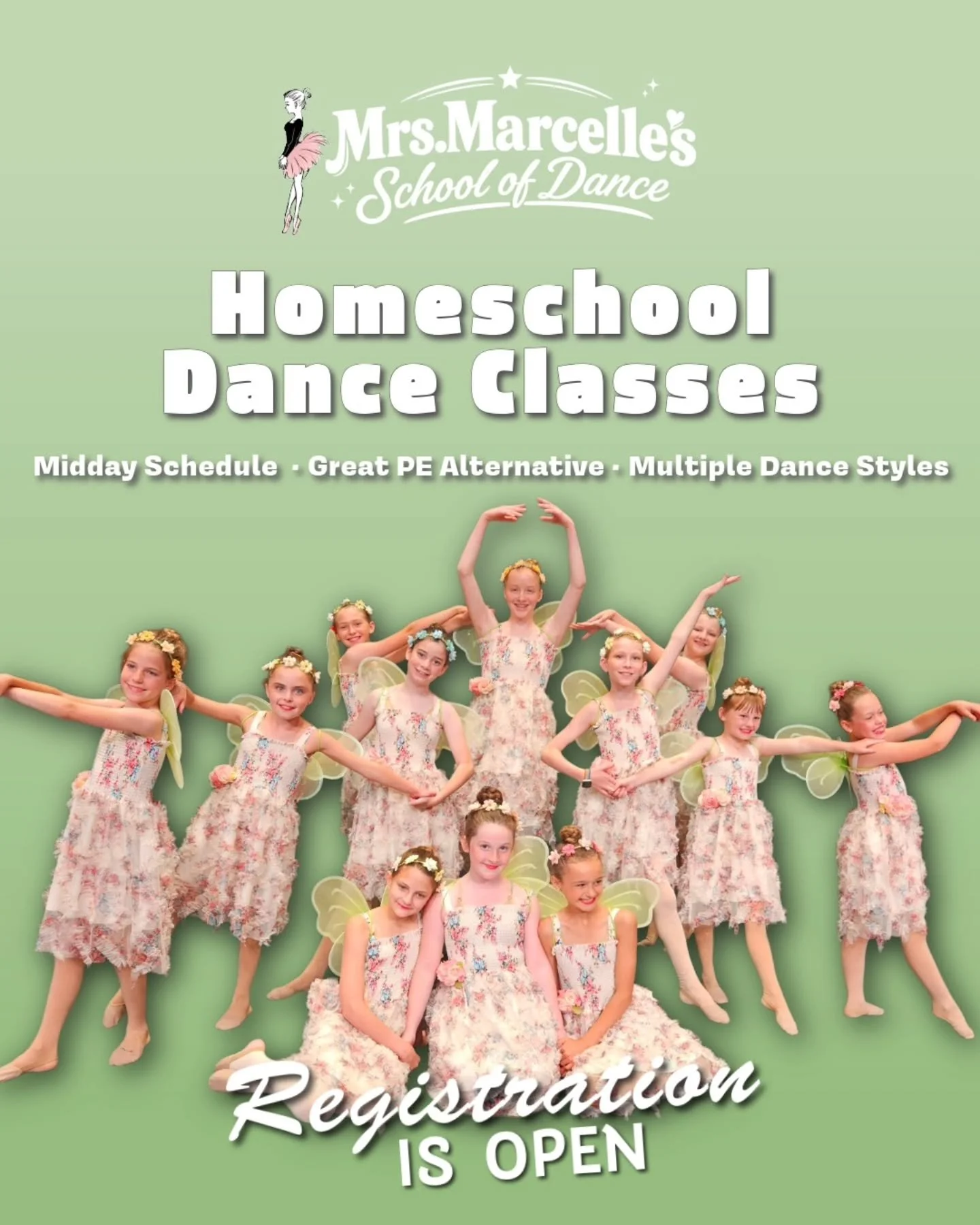 Homeschool families, this one&rsquo;s for you! 

Looking for a fun way to add movement, creativity, and connection to your homeschool week? Our Homeschool Dance Classes are designed for students of all ages and offer a great way to get active while l