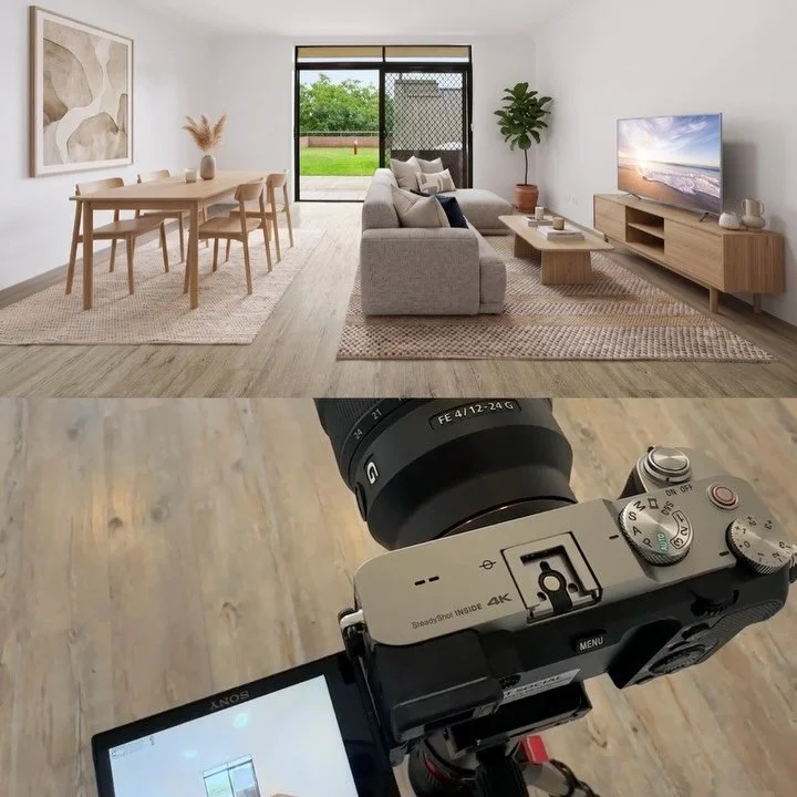 BTS of my recent photoshoot and virtual furniture at a Bondi rental, photos and all staged images delivered the next day, property online for $1,450 per week: 2 bed, 1 bath, 1 car with the PM pros at @wentworthpartners_bondibeach 

#AgentSocial #Sydn