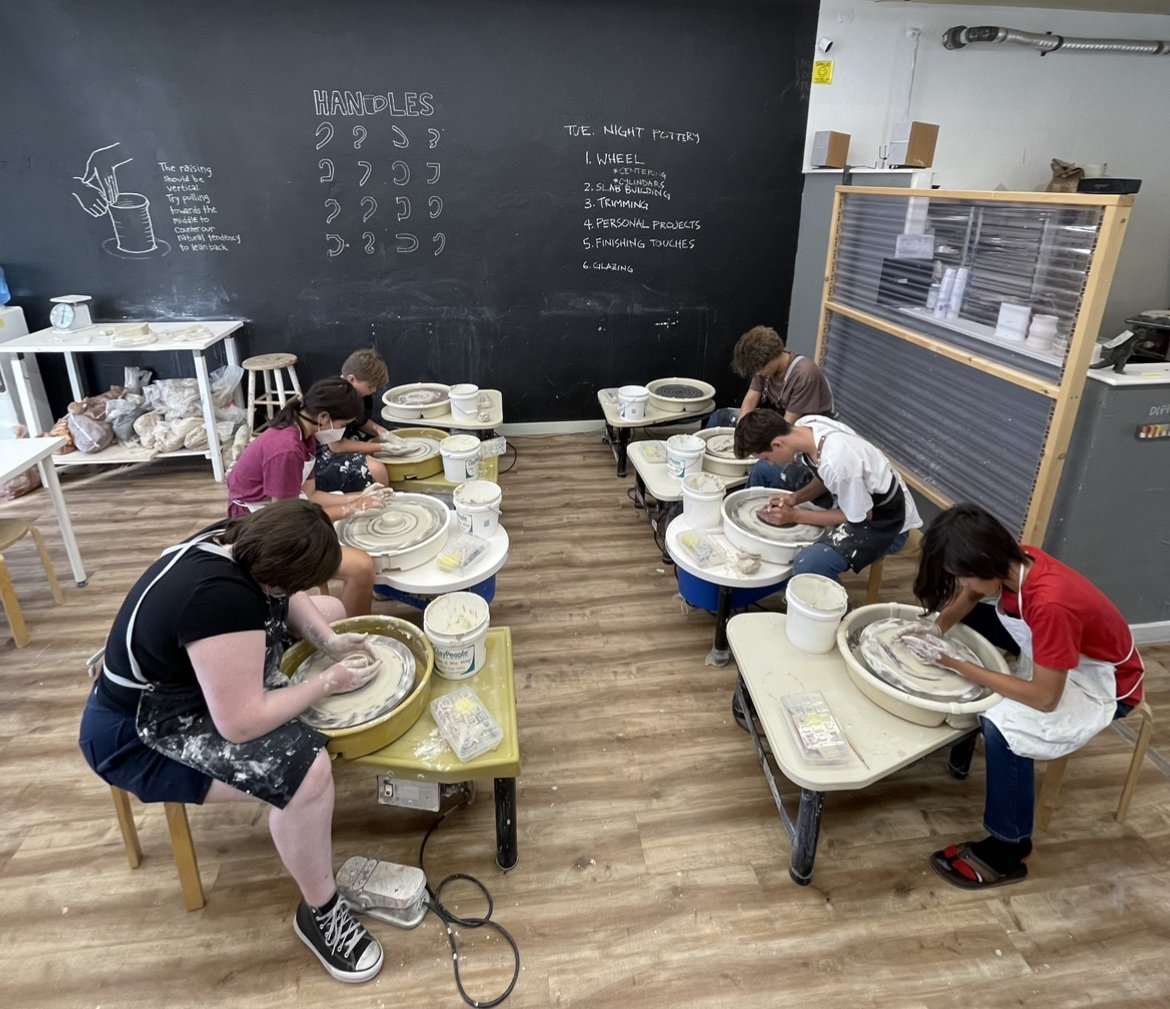 Pottery Wheel Throwing Camp for tweens + teens — Marin Pottery