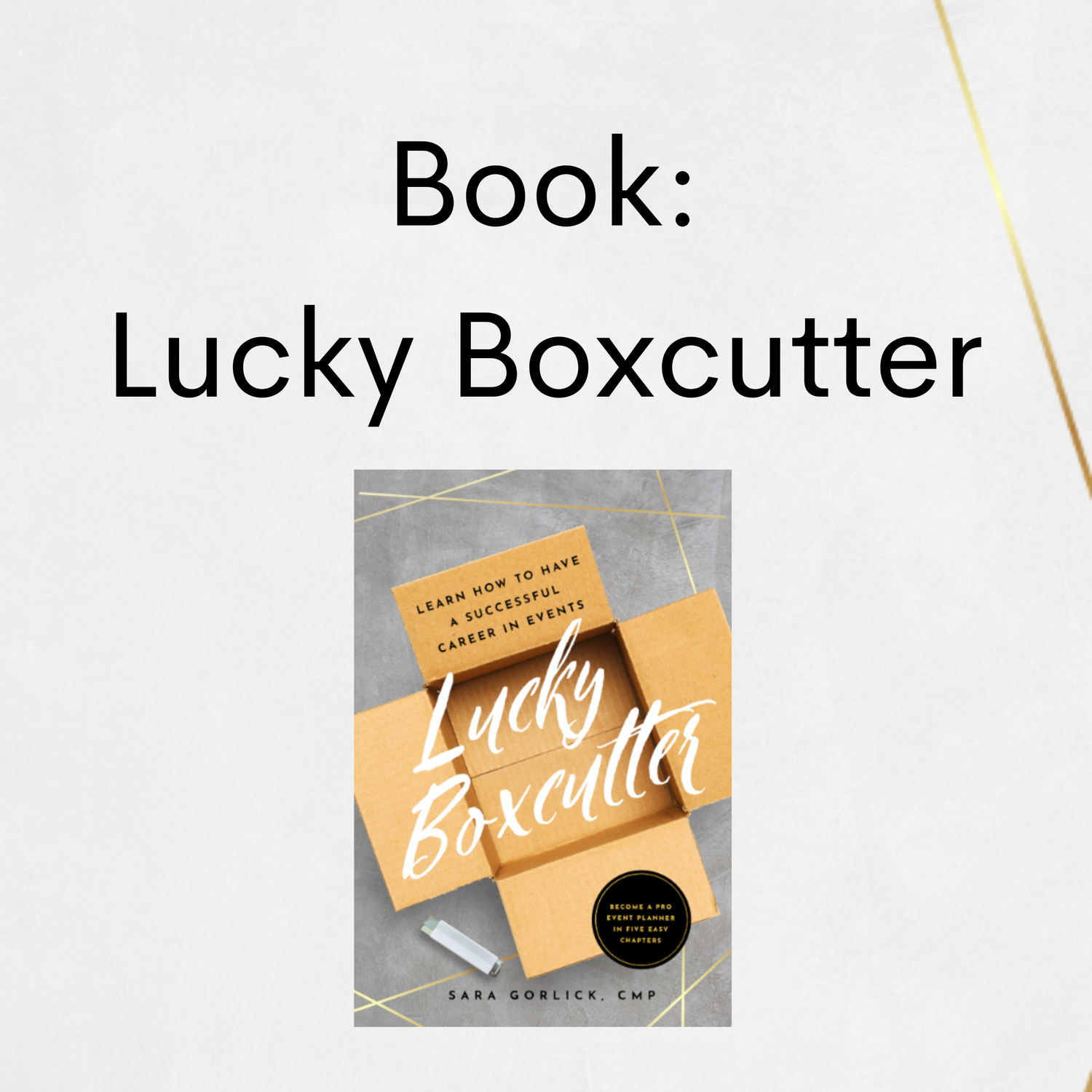 Book: Lucky Boxcutter — Lucky Boxcutter