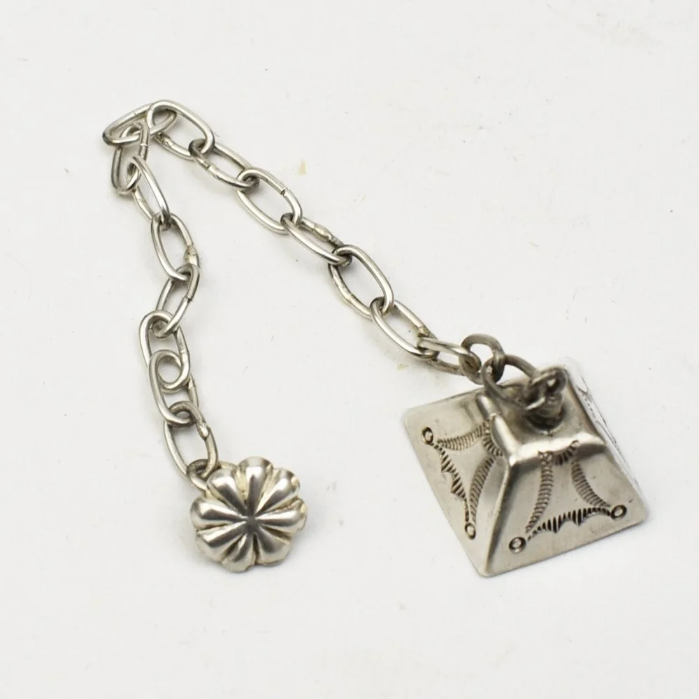 Navajo Silver Mother-In-Law Bell, c. 1940