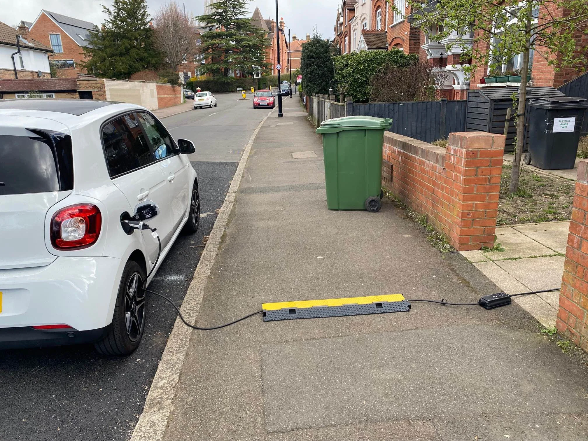 Can You Run a Charging Cable Across the Pavement?