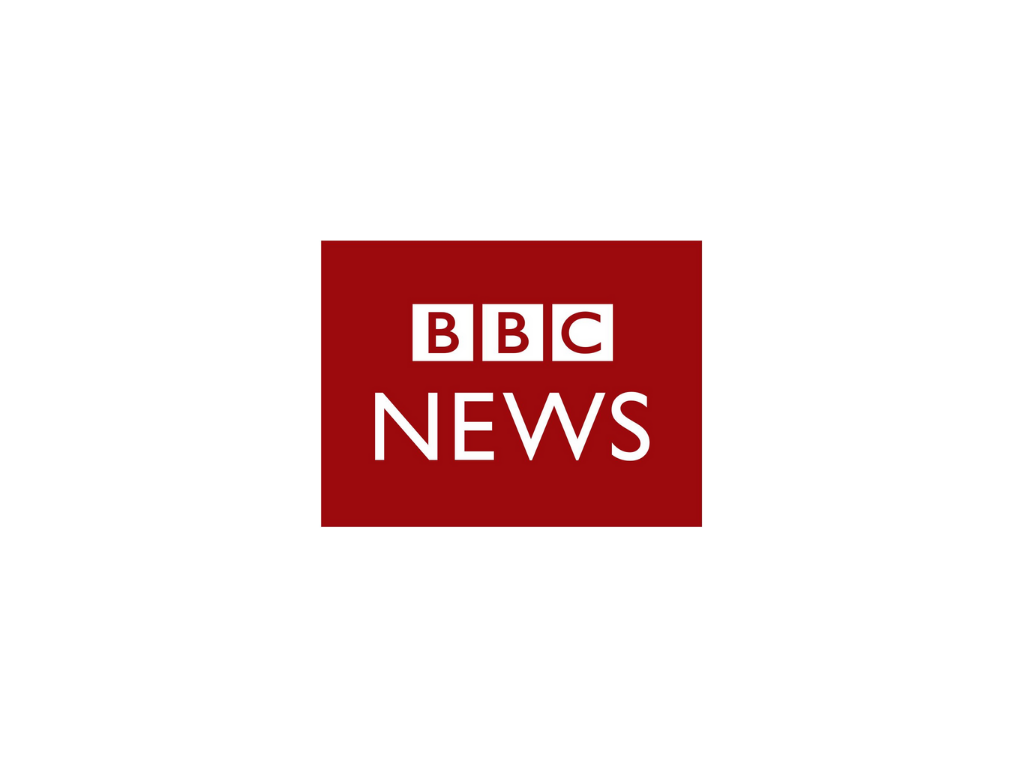 BBC News logo with a red background and white text.