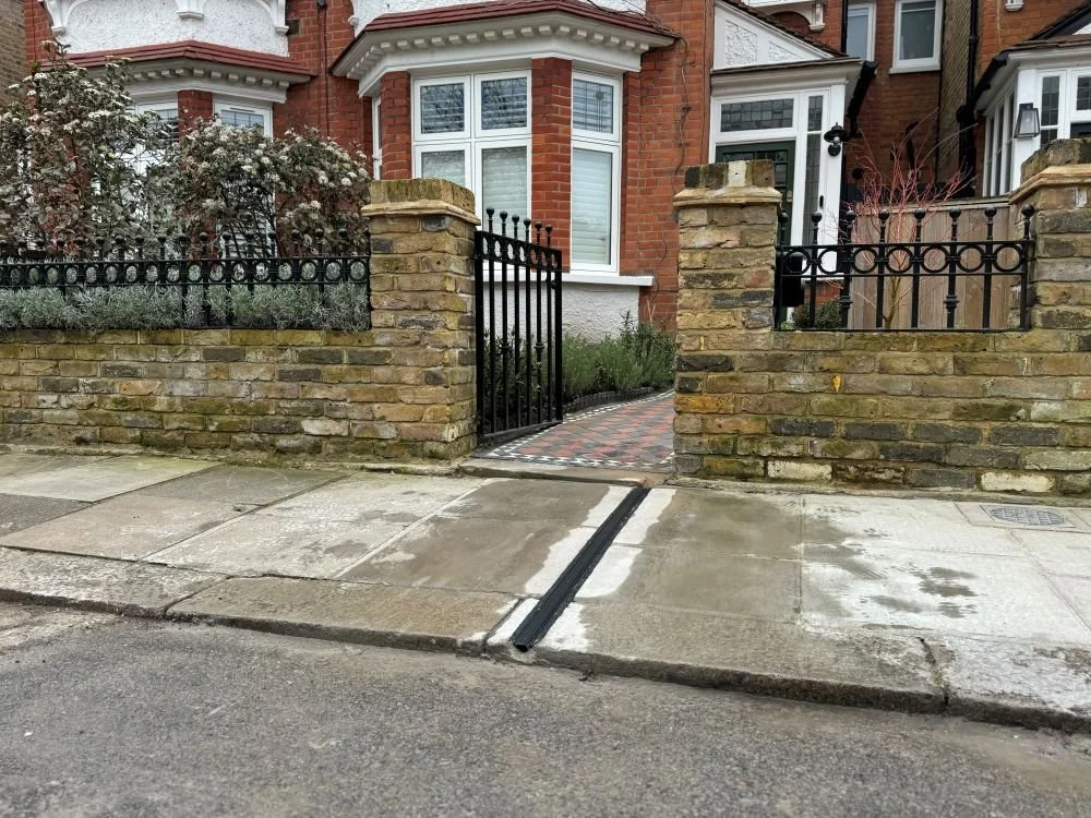 EV cable channel in Richmond upon Thames  residential street