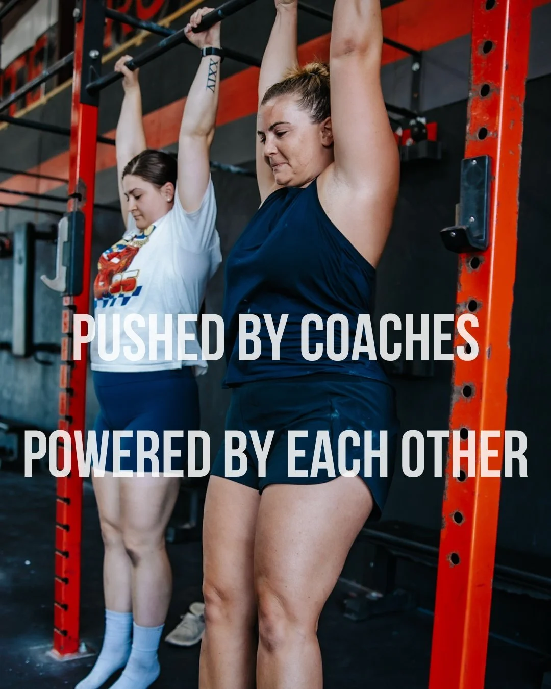 PUSHED BY COACHES 

POWERED BY EACH OTHER