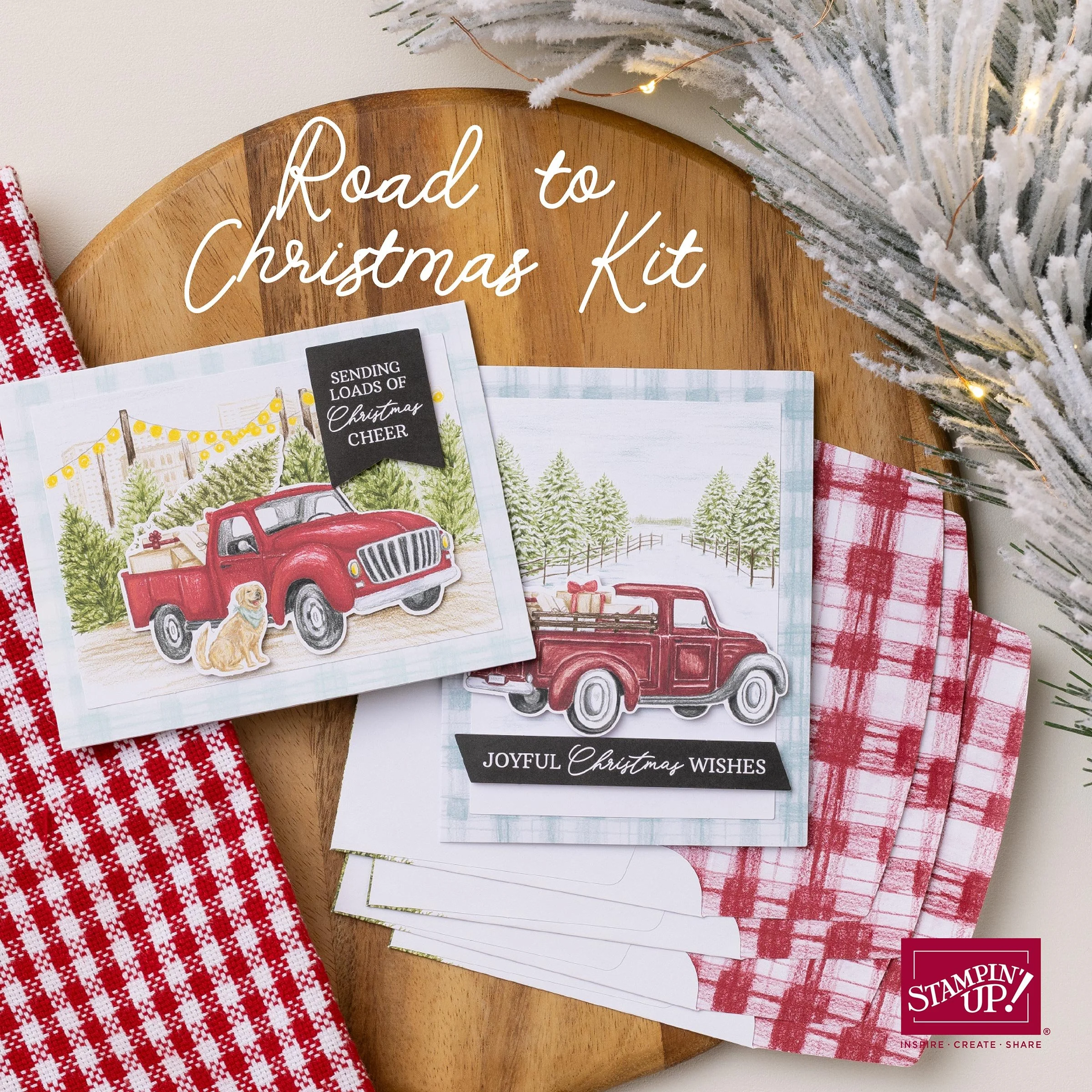 The Road to Christmas Kit Ideas: Easy Cards + Perfect Gift-Giving Solution
