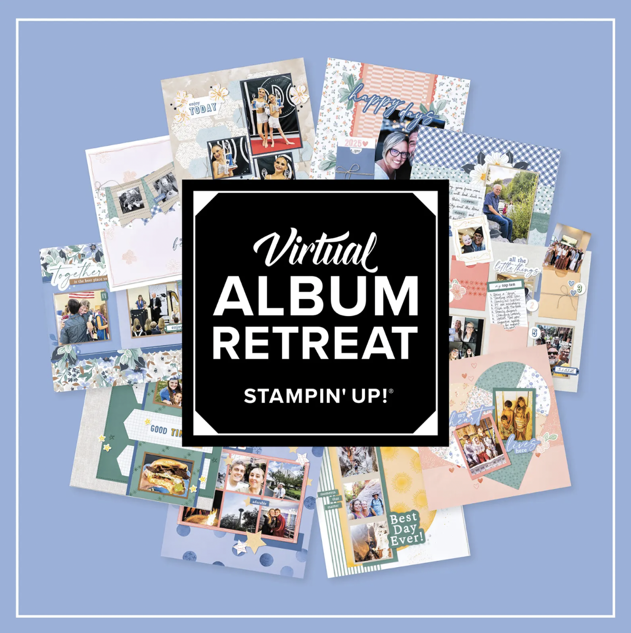 Join The April 2026 Virtual Album Retreat With The Happiness Is Here Kit