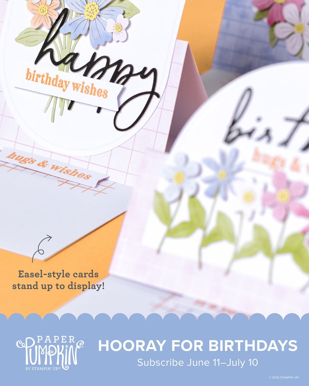 Make Birthday Cards Easy with July's Hooray for Birthdays Paper Pumpkin