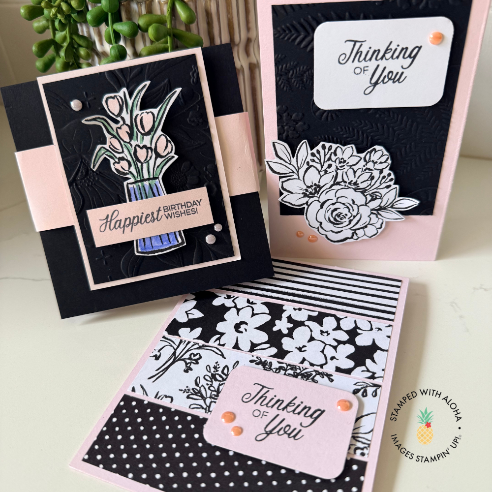 3 Artisan Sketched Garden Pop-Up Card Ideas Using Designer Paper