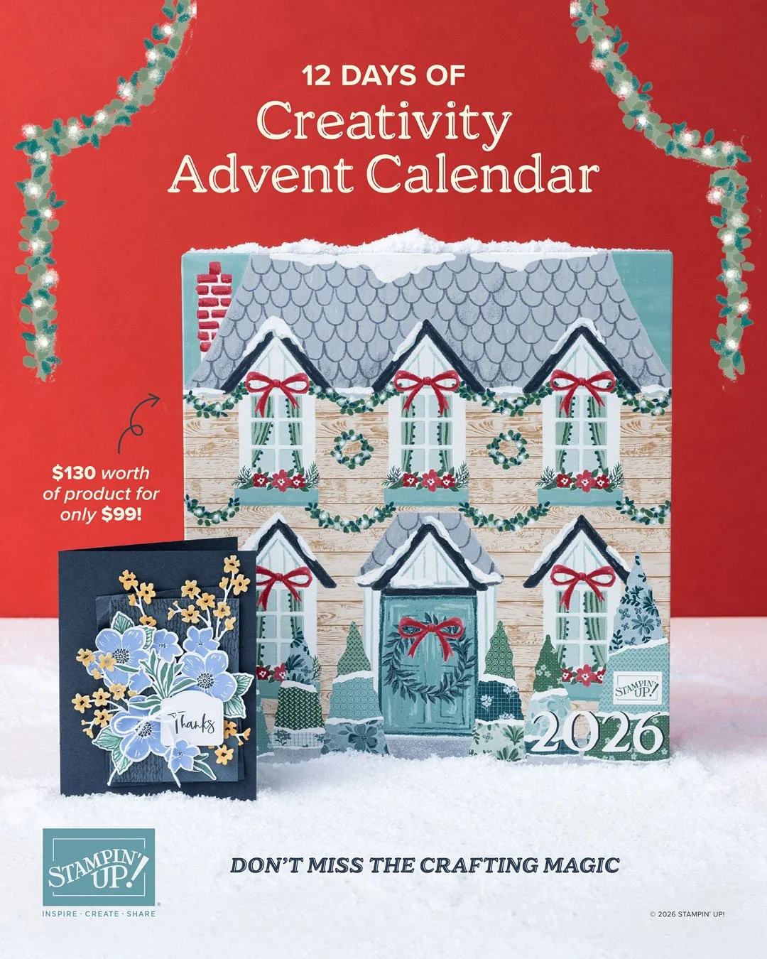 12 Days of Creativity: A Crafty Advent Calendar Filled with Year-Round Surprises!