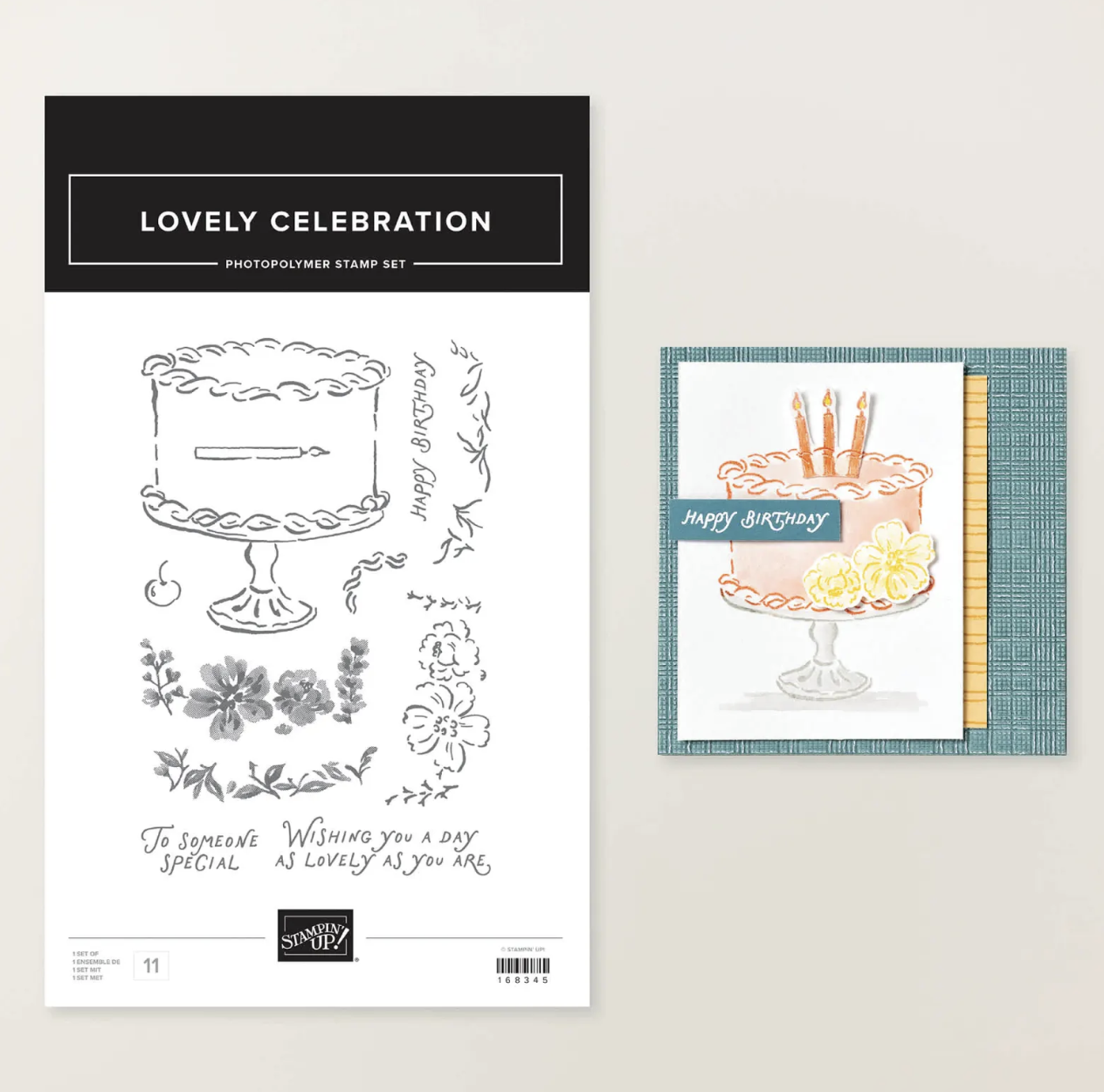 LOVELY CELEBRATION STAMP SET #168345