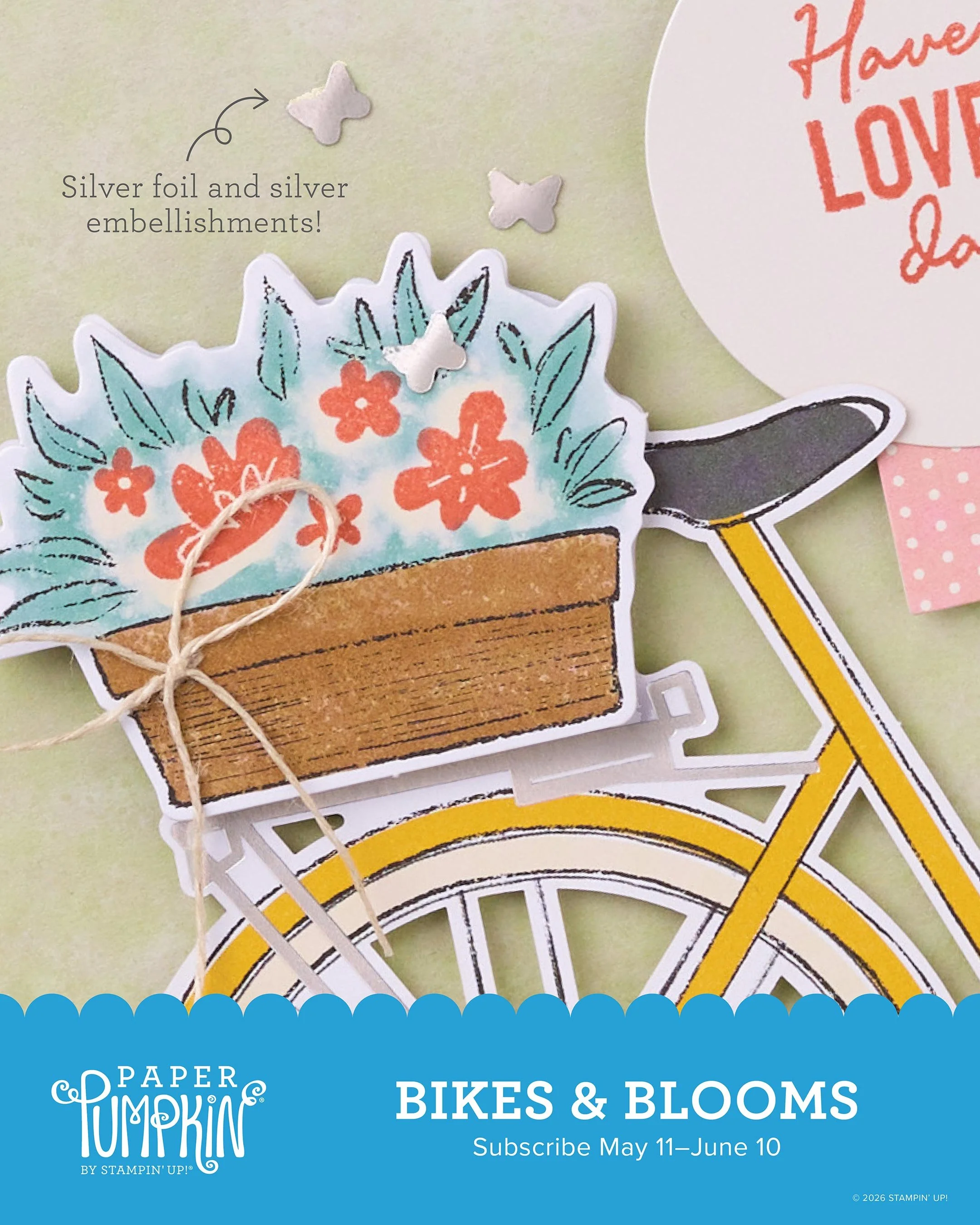 Fresh Summer Fun with the New Bikes &amp; Blooms Paper Pumpkin Kit