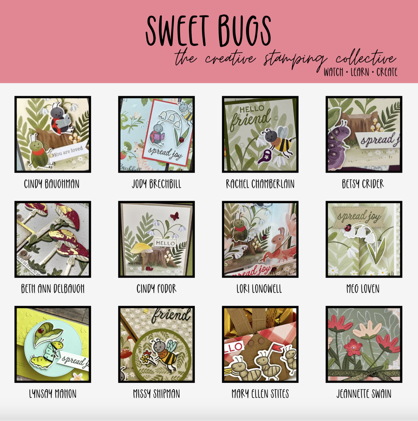 SWEET BUGS TUTORIAL (12 Projects)