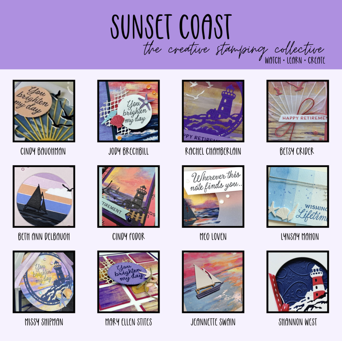 SUNSET COAST TUTORIAL (12 Projects)