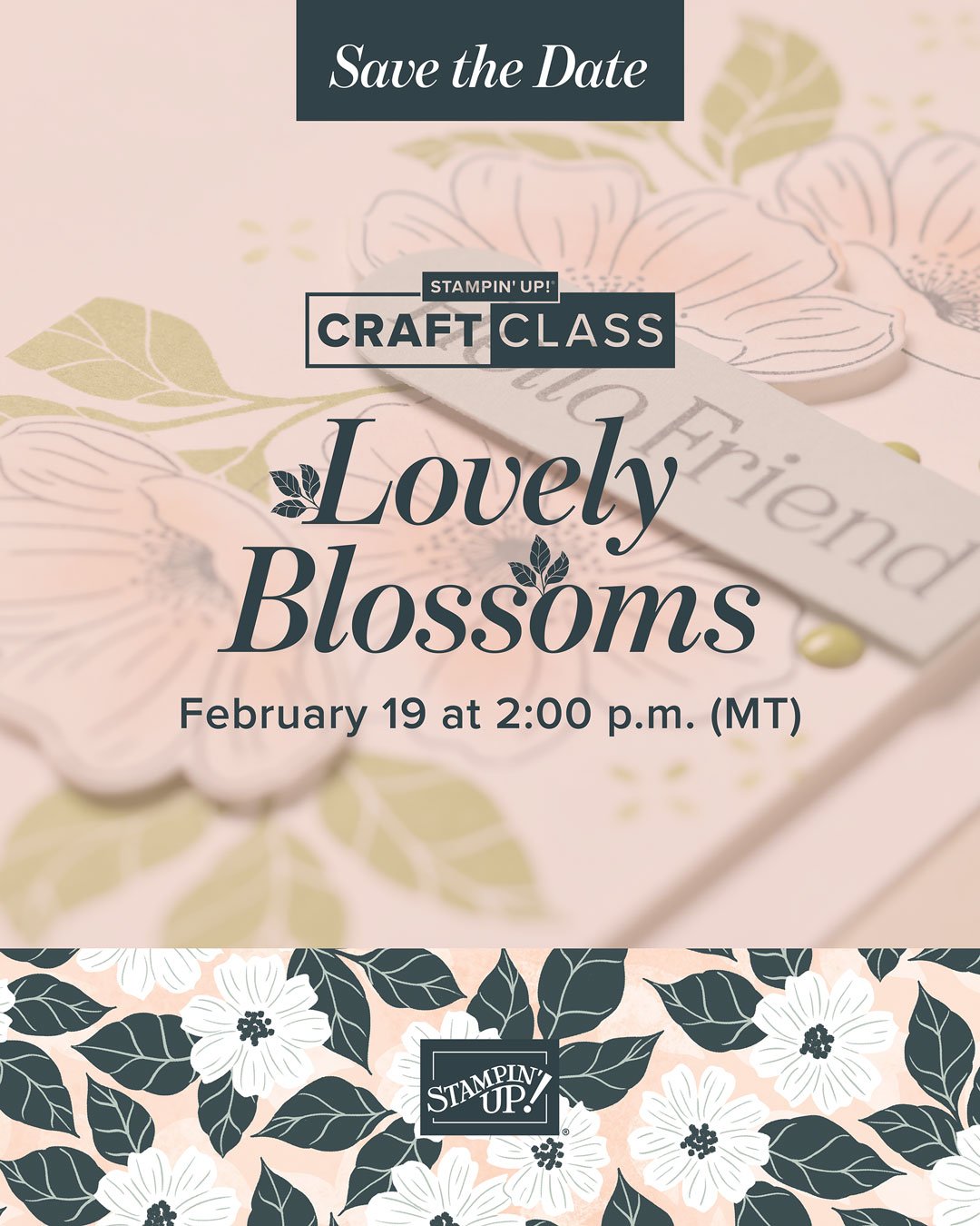 Craft Along Or Watch Later: Join The Lovely Blossoms Craft Class