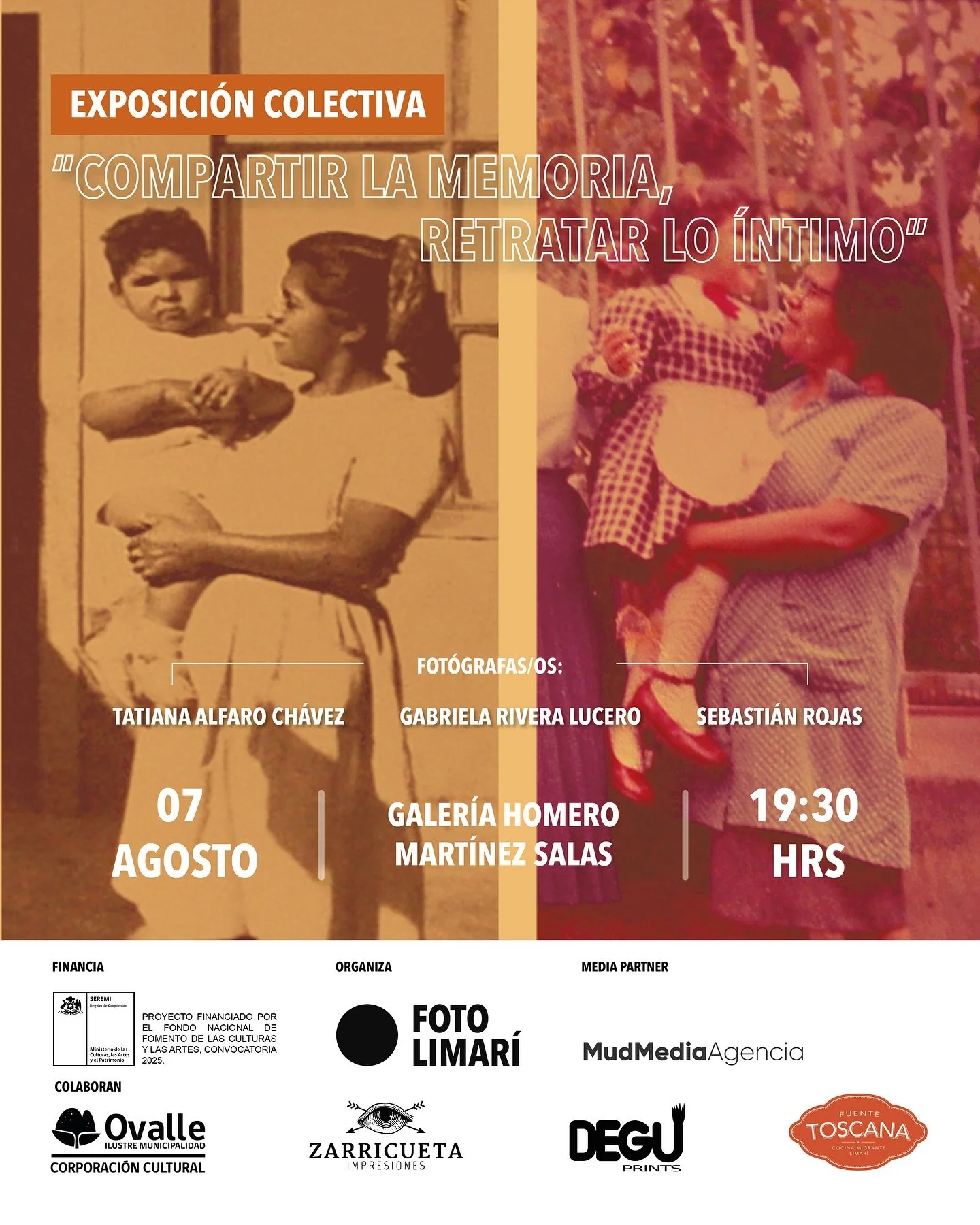 🔔Se viene exposición!! Este jueves 7 de agosto te esperamos en la galería Homero Martínez Salas de @ovalle_cultura .
📢 ¡Súmate y corre la voz!
🎟️Entrada liberada
@sebarojasrojo
@gabrielariveralucero
@fotoautoral.