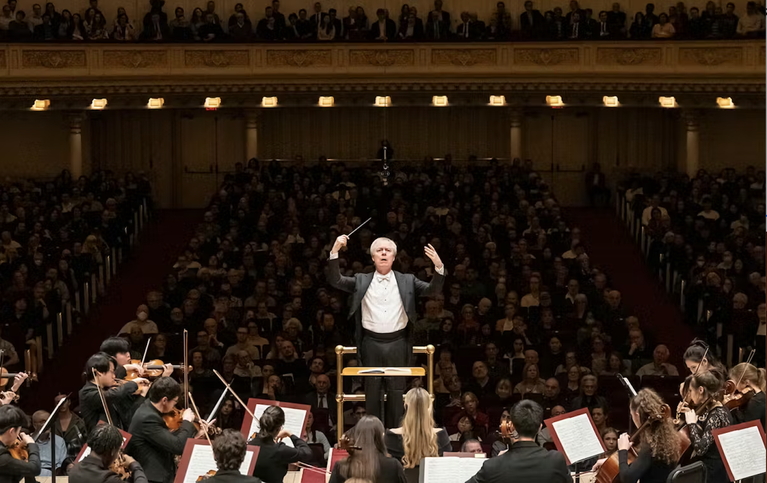 Juilliard Orchestra at Carnegie Hall, conducted by David Robertson