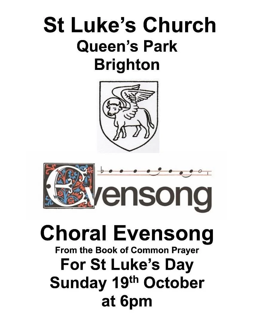 St. Luke&rsquo;s Day Evensong - Tomorrow Night at 6pm 💒

#choralevensong #choralmusic #churchchoir #DioceseofChichester