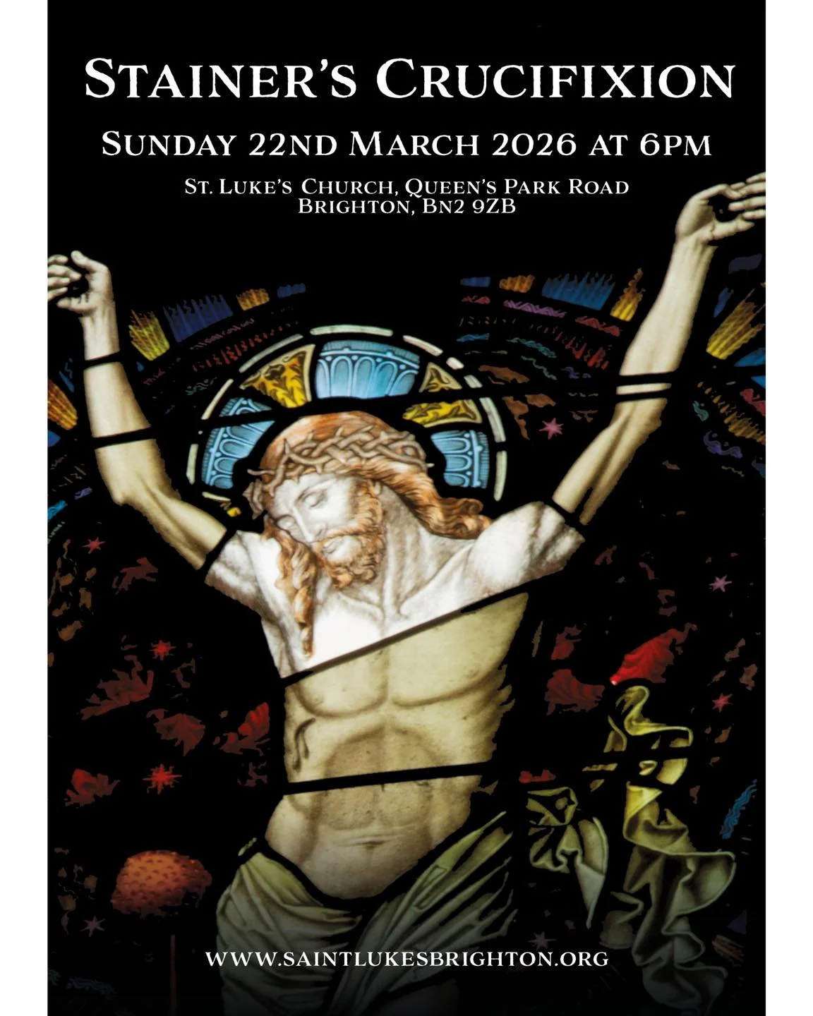 A date for your diary this month! ✏️ 

St. Luke&rsquo;s Choir will be singing Stainer&rsquo;s Crucifixion on Passion Sunday, 22nd March at 6pm.

#choralmusic #churchchoir #church #churchofengland #DioceseofChichester