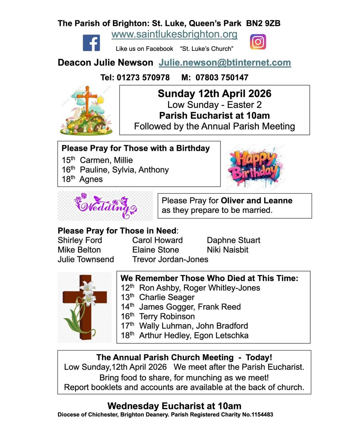 Weekly News (1) - 12th April 2026

#weeklynews #DioceseofChichester #churchofengland #findachurchnearyou