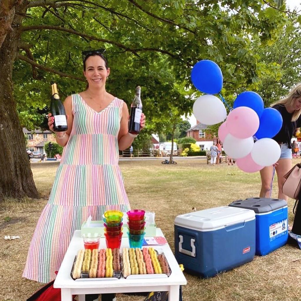 Here I am accidentally dressed like a macaron on my publication day last week, mixing Kir Royales on the common after school. It was the end of term so lots going on &amp; I felt so fortunate to have my Sevenoaks friends there to celebrate with; they