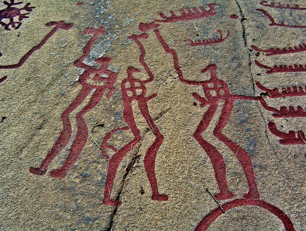 Tanumshede 2005 rock carvings.