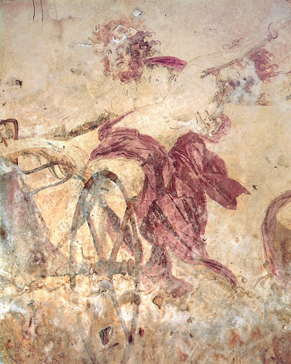 Painting vergina, 4th century B.C. (350-200). 