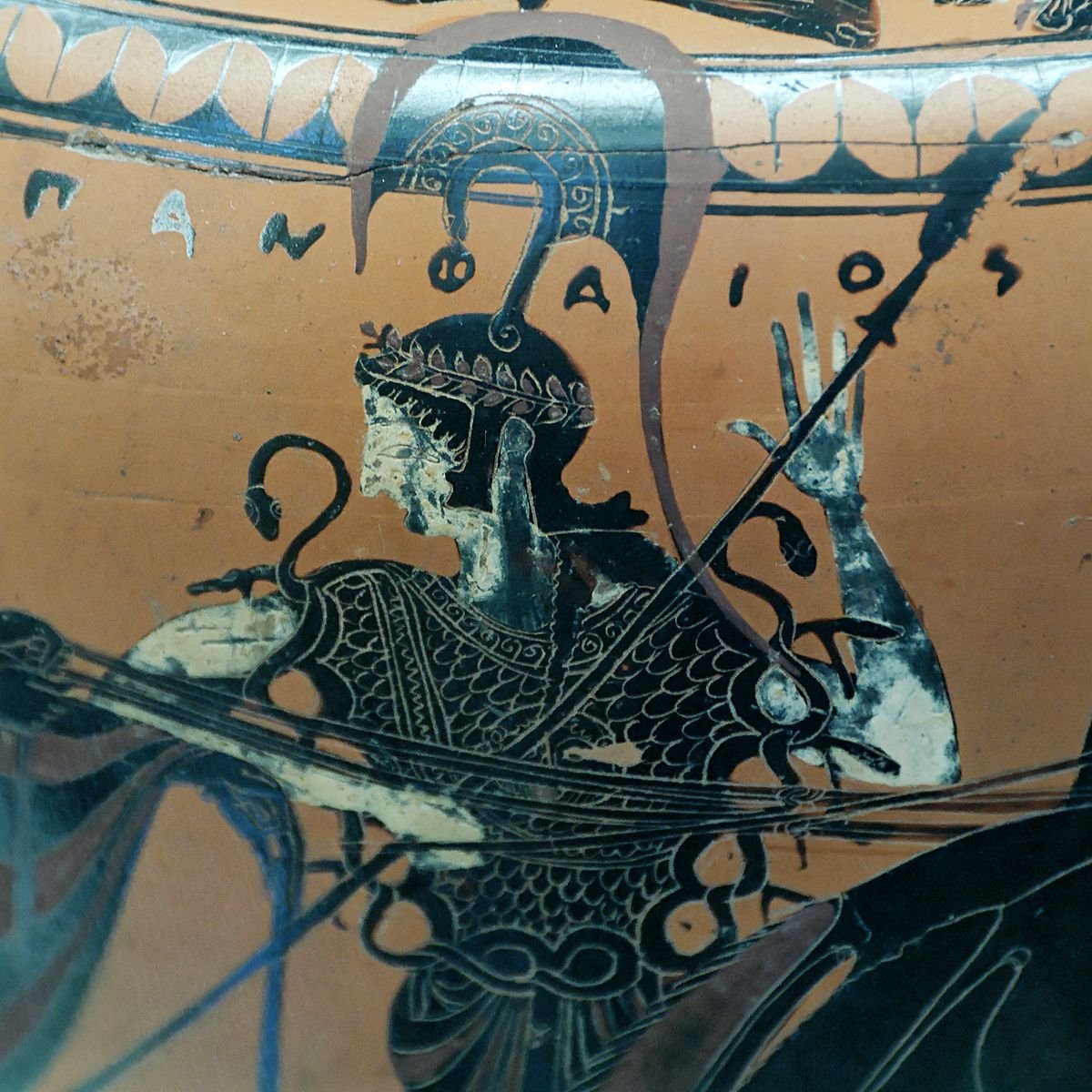 Athena aigis Cdm Paris 254, c. 540 B.C. 