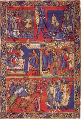 The Morgan Leaf. Scenes from the life of King David. 