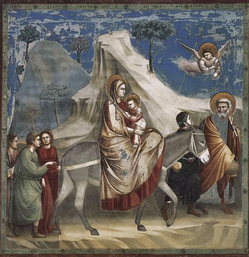 No. 20 Scenes from the Life of Christ: 4. Flight into Egypt (1304-1306) by Giotto