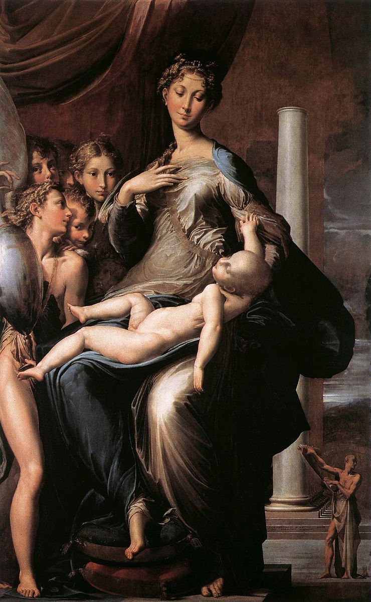 Madonna with Long Neck by Parmigianino. 1534 - 1540.