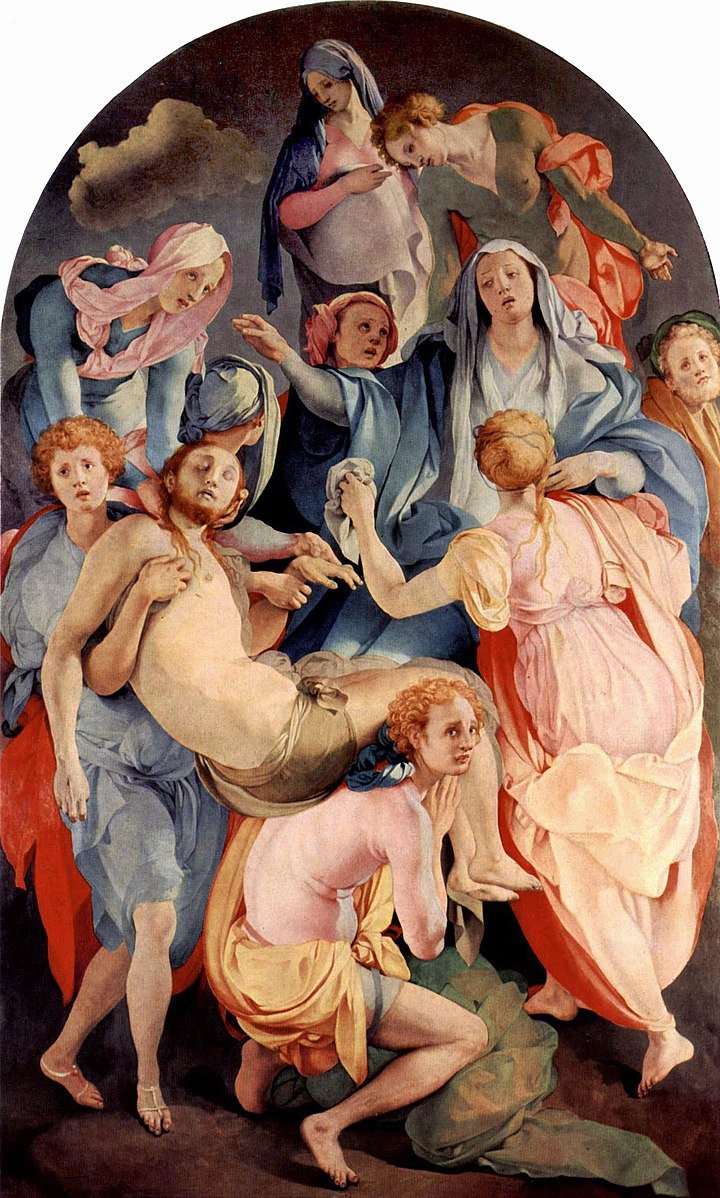 The Deposition from the Cross by Pontormo. 1525-1528.