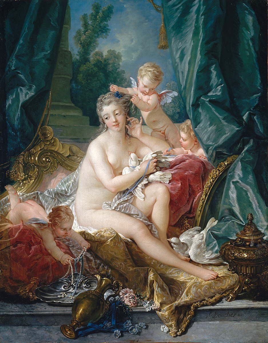 The Toilet of Venus by François Boucher. 1751.