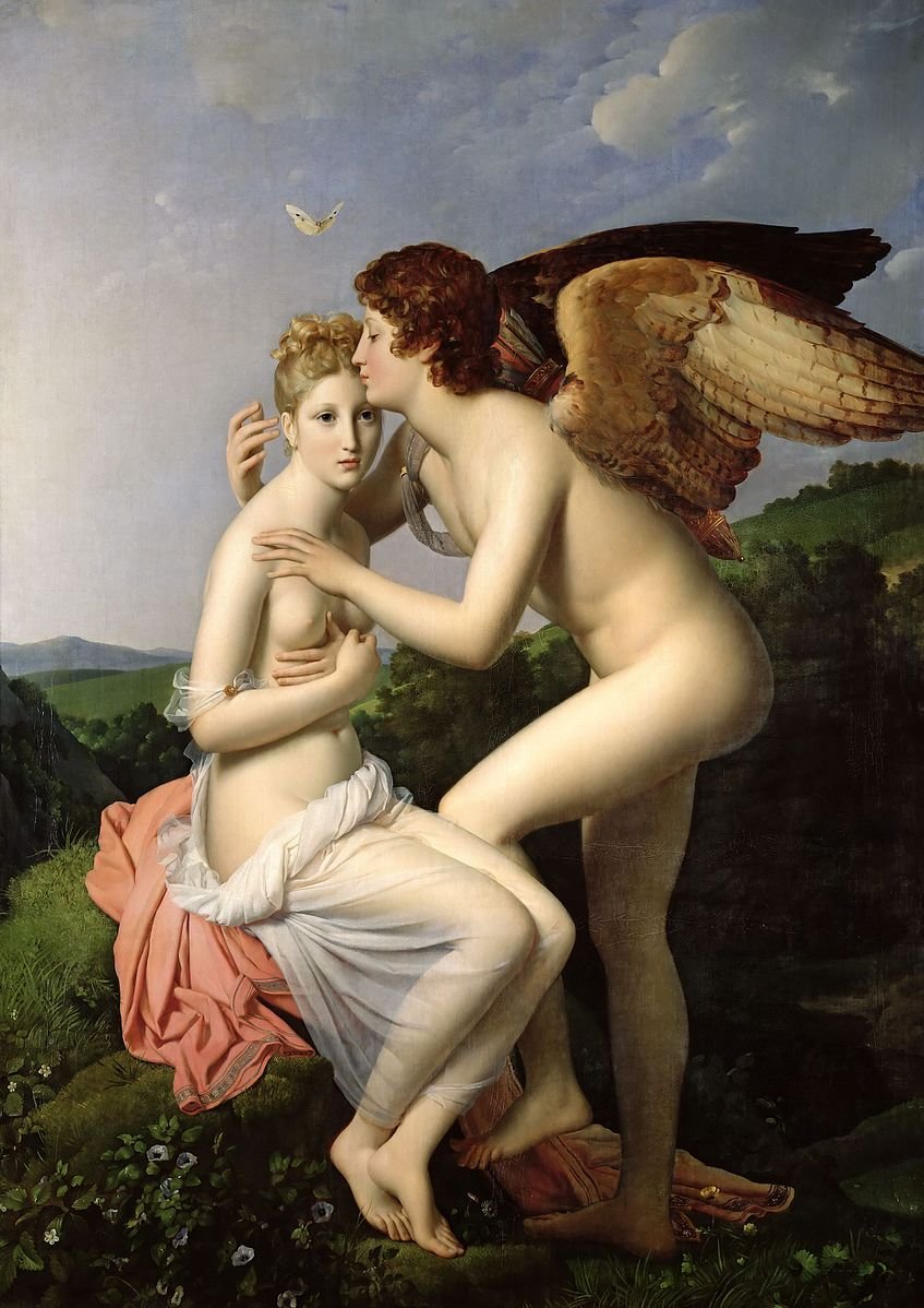 Cupid and Psyche by François Gérard. 1798.