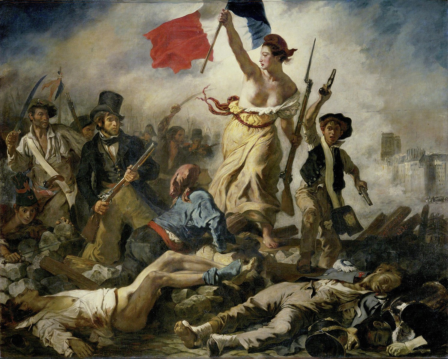 Liberty Leading the People by Eugène Delacroix. 1830.