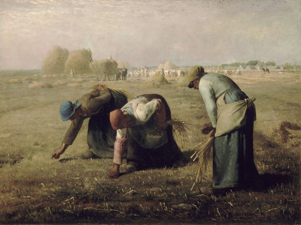 The Gleaners by Jean-François Millet. 1857.
