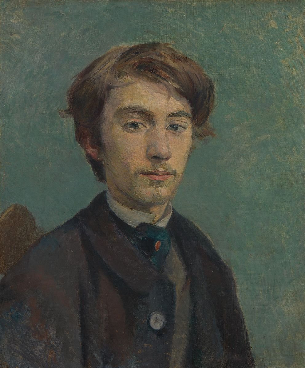 Portrait of Émile Bernard by Henri de Toulouse-Lautrec. 1885-1886.