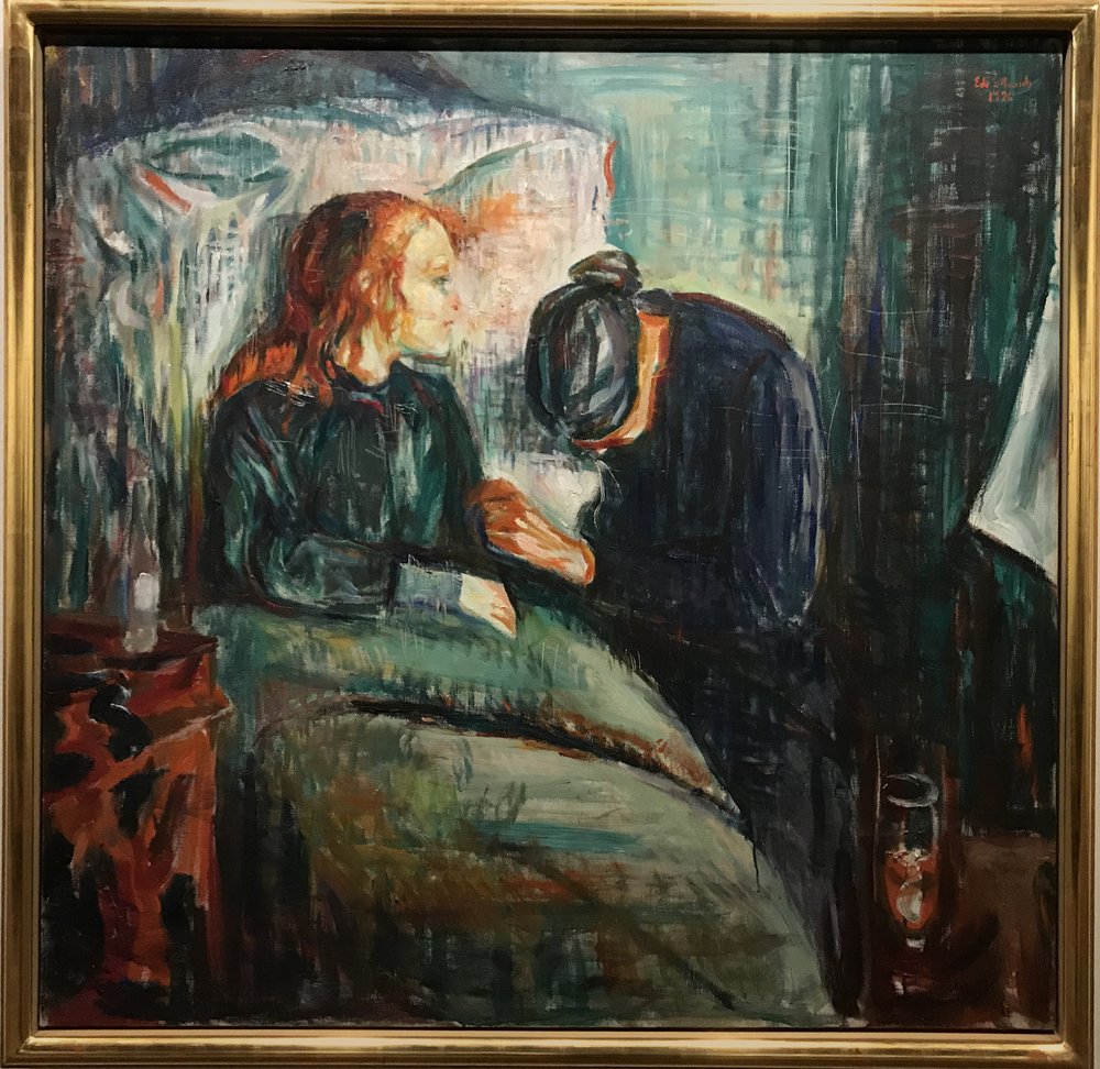 The Sick Child, Edvard Munch, 1927.