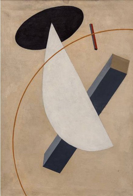 Proun Vrashchenia by El Lissitzky. c. 1919.