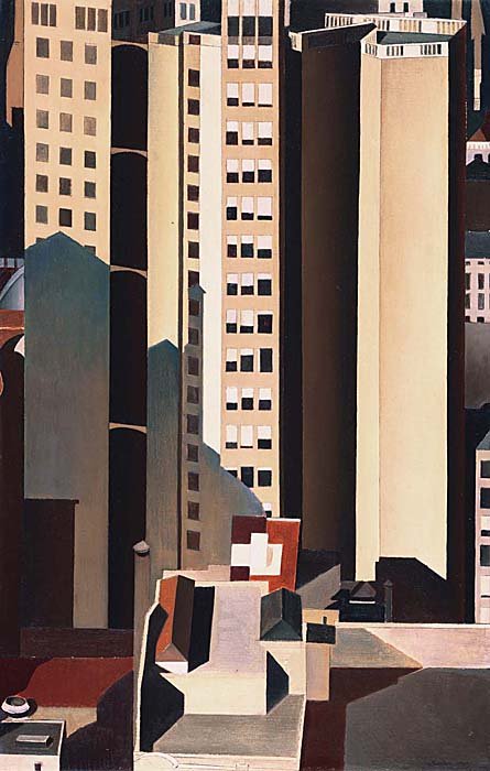 Skyscrapers by Charles Sheeler, 1922.