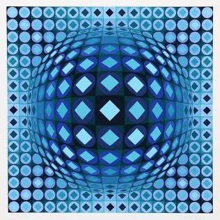 Victor Vasarely Kezdi-Ga 1970