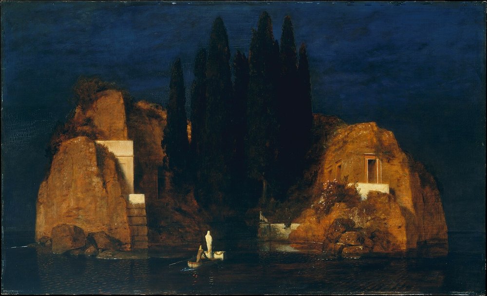 Arnold Böcklin, Isle of the Dead, 1880. (2nd Version)